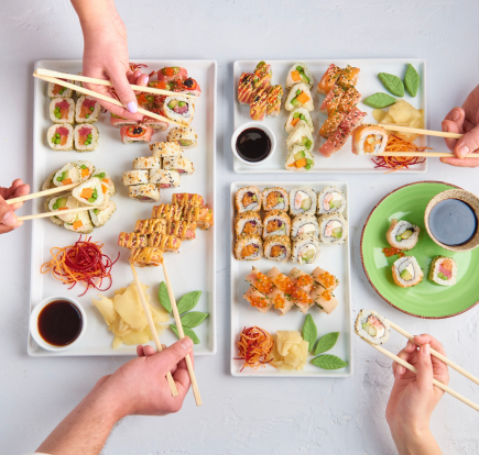 Small Sushi Rolls Platter
